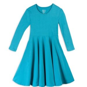 Organic Cotton 3/4 Sleeve Twirl Design